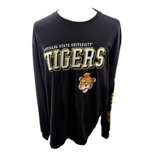 Mitchell & Ness LSU Tigers Vintage Mascot Training Camp Tee Shirt Mens 2XL NEW